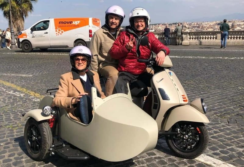 Vespa Sidecar Tour : Express Highlights of Rome - Piazza del Popolo: the grand entrance you actually remember