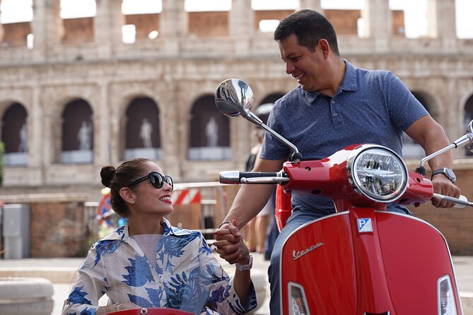 Vespa Sidecar Tour in Rome - Along the Tiber: Castel Sant’Angelo from the sidecar