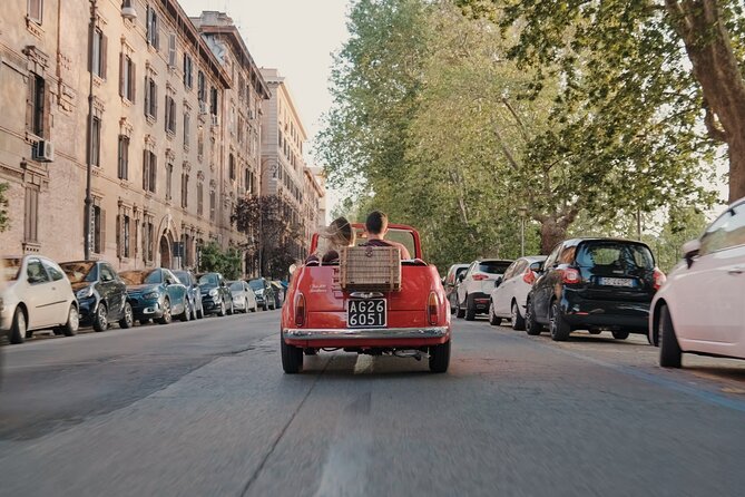 Vintage Fiat 500 Cabriolet: Rome's Highlight Semi Private Tour - Gianicolo Hill break: panoramic views plus a drink reset