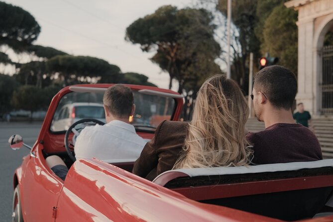 Vintage Fiat 500 Cabriolet: Rome's Highlight Semi Private Tour - Aurelian Walls and Trastevere: history meets street life