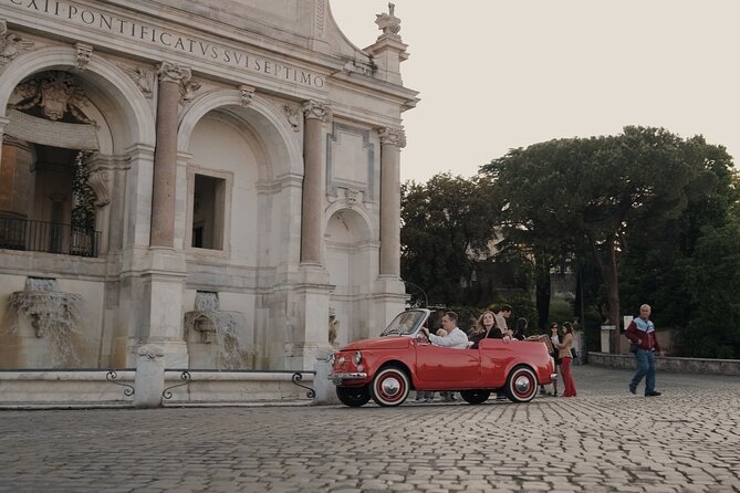 Vintage Fiat 500 Cabriolet: Rome's Highlight Semi Private Tour - Baths of Caracalla: a quick window into Roman bathing