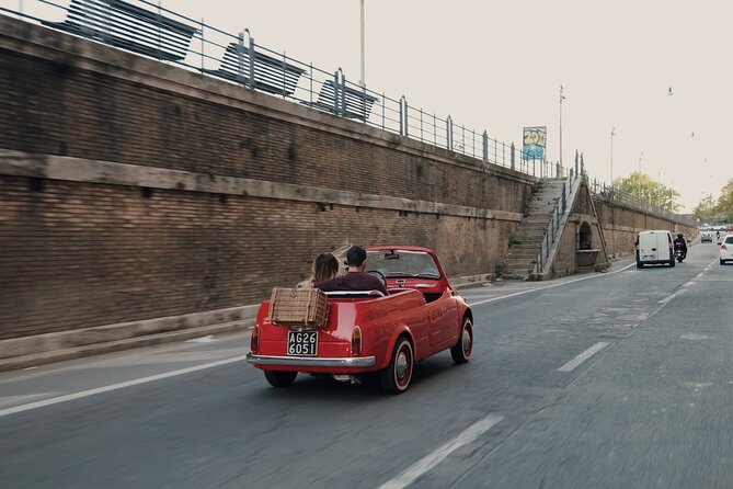 Vintage Fiat 500 Cabriolet: Rome's Highlight Semi Private Tour - Starting at Piazzale Socrate: a calm viewpoint moment