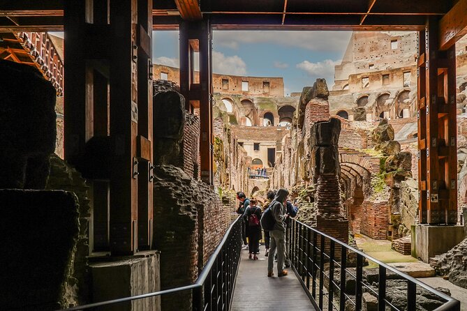 VIP Colosseum Underground & Arena Floor – Extra Small Group - Underground and arena floor restricted areas at the Colosseum