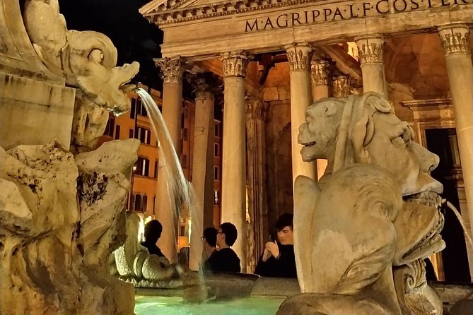 Walk the magic of Rome at night - Piazza Venezia, Pontifical University streets, and the lead-in to the Pantheon